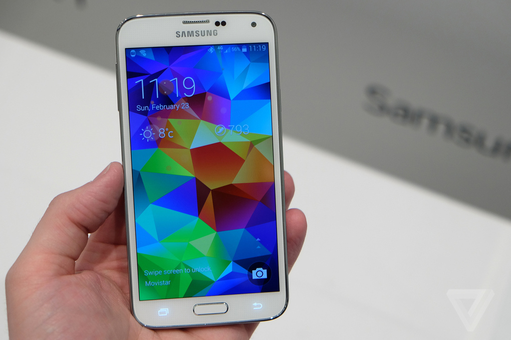 Galaxy S5 from The Verge
